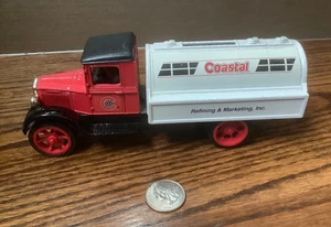 ERTL 1931 Hawkeye Tanker Bank Truck - Coastal Refining (with Key) - 7 1/4" Long - Picture 1 of 13