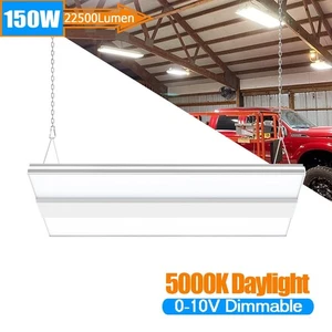 Linear High Bay LED Shop Area Lighting 150W for Warehouse Parking Garage Barn UL - Picture 1 of 16