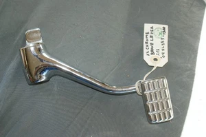 NOS Genuine OEM Harley Davidson rear brake pedal 42708-04 CHROME small defects - Foto 1 di 3