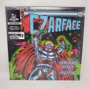 CZARFACE Every Hero Needs A Villain 2 vinyl LP Black & Green Orange splatter Rap - Picture 1 of 7