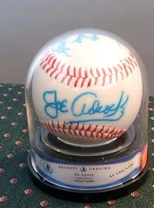 Joe Adcock Signed Baseball Authenticated By Beckett - Picture 1 of 2