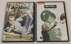 Avatar The Last Airbender DVD Book 2: Earth - Book 1: Water Vol 3 Nickelodeon - Picture 1 of 5