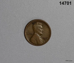 1914 S LINCOLN CENT NICE VG+ KEY DATE! #14701 - Picture 1 of 2