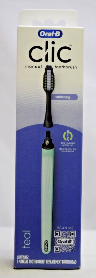 Oral-B Clic Toothbrush Handle With Replaceable Brush Head