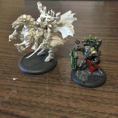Warmachine Cryx Goreshade Lord of Ruin Epic Cavalry Warcaster & Goreshade Bastar - Image 1 of 4