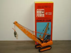Hitachi Hydraulic Crawler Crane - Shinsei Mini Power 4130 - 1:96 in Box *37575 - Picture 1 of 4