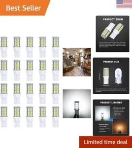 20 Pack LED Bulbs - Super Bright 3014 42-SMD - 12V RV Camper Trailer Boat Lights - Picture 1 of 9