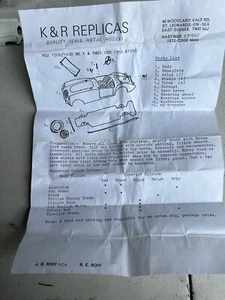 K&R Ace 1/43 unbuilt kit MG Twin Cam 1958 - Picture 1 of 4