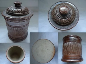 POT A TABAC EN GRE VERNISSE H : 11,5 CM - Picture 1 of 1