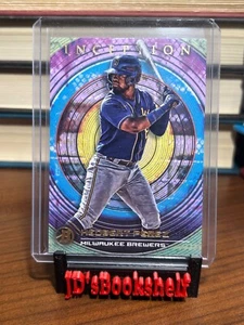 Hedbert Perez 2022 Bowman Inception Rookie Baseball Card #58 Brewers - Picture 1 of 2