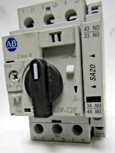 ✌️ALLEN BRADLEY 140M-C2E-B16 MOTORSCHUTZSCHALTER MIT 140M-C-A - Bild 1 von 4