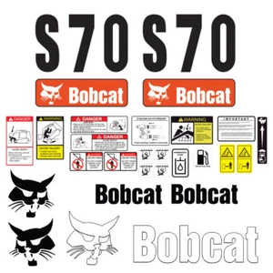Bobcat S70 Skid Steer Set Vinyl Decal Sticker - 25 PC - Picture 1 of 1