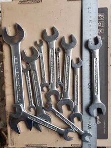 collectible Sidchrome double open-ended wrench spanner inch imperial metric mm - Imagen 1 de 2