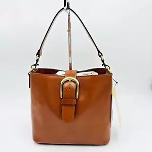 Patricia Nash Irving Bucket Handbag Tan Brown Leather Crossbody Bag NWT $249 - Picture 1 of 18