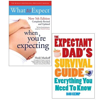 What To Expect When You're Expecting And The Expectant Dads Survival 2 Books New • 20.99£