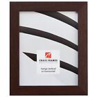 Craig Frames Bauhaus, 1.25" Modern Brown Oak Picture Frame Poster Frame
