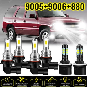 Kit de 6 bombillas antiniebla de faros LED para Chevy Suburban 2000-2006 Tahoe 2001-06 - Imagen 1 de 22