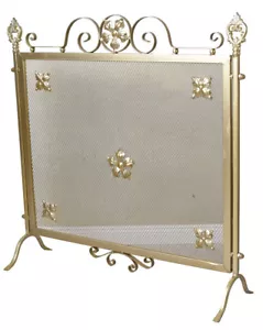 Grille de Cheminée Pare-étincelles Garde Grille/Paravent pour Poêle - Bild 1 von 5