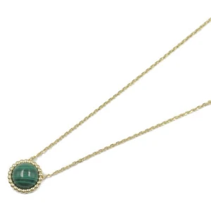 Van Cleef & Arpels Perlée Couleur Necklace Malachite 18KYG Gold Used women - Picture 1 of 7