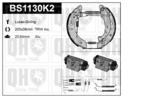 QH Lucas Brake Shoe Kit w/ Auto Adjust /Mounting /Wheel Brake Cylinder -BS1130K2 - Picture 1 of 7