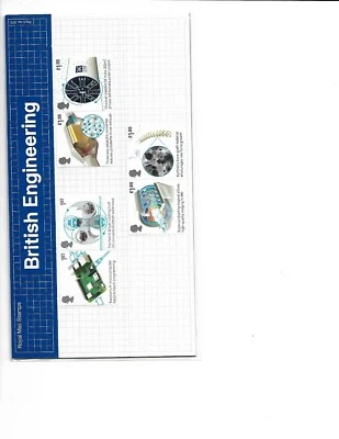 2019 ROYAL MAIL PRESENTATION PACK BRITISH ENGINEERING INCLUDING THE MINI SHEET - Image 1 of 2