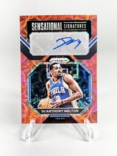 DE'ANTHONY MELTON 2022-23 Panini Prizm Sensational Signatures Choice Prizm Auto