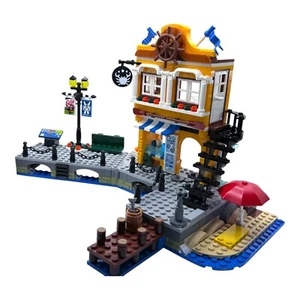 LEGO® City „Hafen mit Laden und Restaurant" aus Set 60422 mit Kai Laterne Bank - Picture 1 of 11
