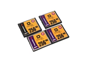 Lot Of 4 Cards Lexar Media 256MB 4X Compactflash CF Memory + Canon FC-32M Camera - Picture 1 of 4