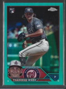 Thaddeus Ward - 2023 Topps Chrome Update #USC126 - Aqua Refractor 147/199 RC - Picture 1 of 2