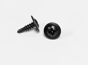 100 tornillos #8 x 1/2"" Phillips MOD cabeza de armadura hoja de metal negra autogolpe - Imagen 1 de 1