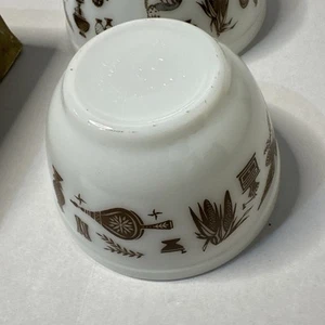 Pyrex frühe amerikanische Rührschüssel 3er Set Vintage - Bild 1 von 5