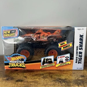 Neuer heller RC Hot Wheels Monstertruck Tigerhai 2,4 GHz Funksteuerung Neu im Karton - Bild 1 von 5