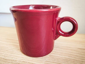 Fiesta Homer Laughlin Red O-Ring Handle Coffee Cup Mug Fiestaware - Picture 1 of 4