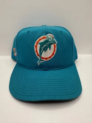 Gorra vintage con cabeza de bloque de los Miami Dolphins Snapback Foto 1 de 3