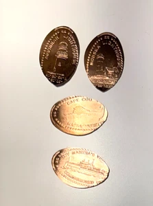 Elongated Penny Lot Steamship Authority, Woods Hole, MA Massachusetts, C501422 - Picture 1 of 1
