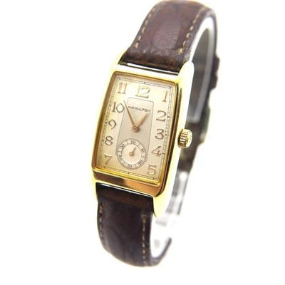 Reloj Hamilton Clásico Damas Cuarzo 22mm Rectángulo Vintage Hecho en Suiza Foto 1 de 4