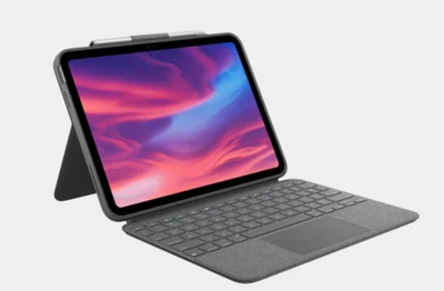 Logitech Combo Touch Detachable 10th Gen iPad Keyboard Case with Large Precision - Image 1 of 4