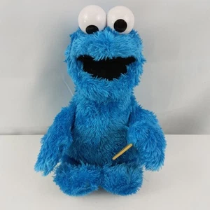 Sesame Street Cookie Monster-Talking Vibrating 14” Feed Me Plush Toy Hasbro - Picture 1 of 11