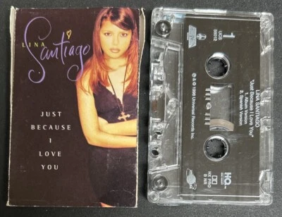 Lina Santiago Just Because I Love You Cassette Tape Single (Universal 1996 Used) - Image 1 of 3