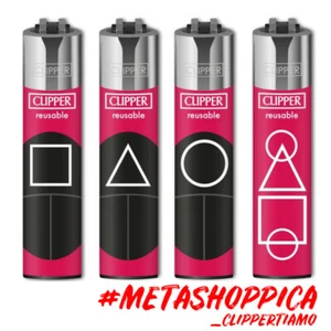 Accendini Clipper da collezione, Lighters, Mecheros, Feuerzeuge SQUID GAME - Foto 1 di 1