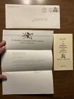1970s Simsbury Volunteer Fire Company Acceptance Letter & By-Laws Pamphlet CT