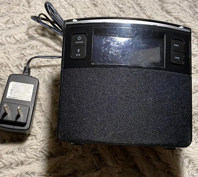 Sylvania Bluetooth Clock Radio w/ Auto-Set Dual Alarm Clock USB Charging Tested - Image 1 of 4