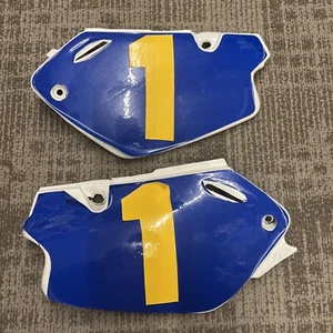 HONDA Fairings Covers CR80R Left & Right Underseat 1996-2002 OEM GENUINE Set - Picture 1 of 14