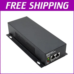 Compact 90W PoE Injector with 100M Range – Ideal for IP Cameras & Access Points - Picture 1 of 9