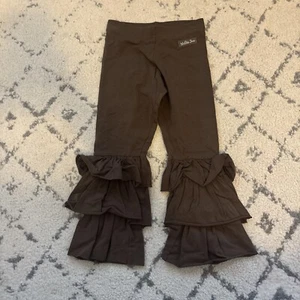 Matilda Jane Paint by Numbers Solid Brown Pants Size 4 - Picture 1 of 4