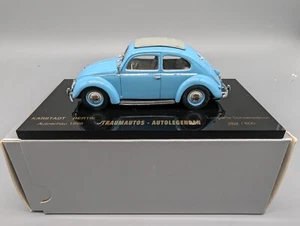 Modellini auto 1:43 Minichamps Volkswagen VW Maggiolino su piastra esposizione auto 1998 in scatola originale - Foto 1 di 9
