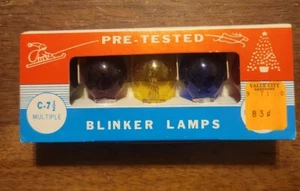 VINTAGE CHRISTMAS C-7 1/2 Replacement Bulbs Indoor Outdoor UNTESTED - Picture 1 of 5