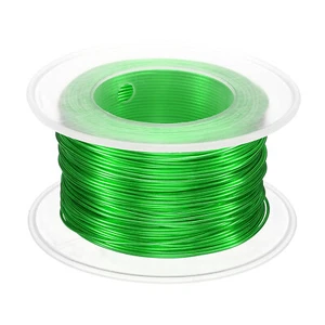 Rollo de alambre de entrenamiento de aluminio anodizado Bonsai de 0,8 mm 98 pies verde - Imagen 1 de 7