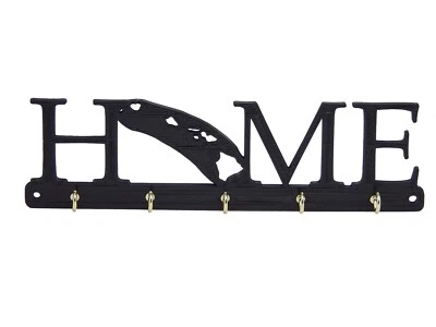 Hawaii Hogar Estado Forma Llavero Perchero Ganchos Inauguración Casa Pared Regalo Foto 1 de 4