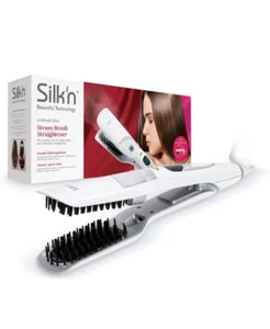 Glätteisen Bürste Silk'n GoBrush Mist Dampf - Keramikplatten - 23... - Bild 1 von 6
